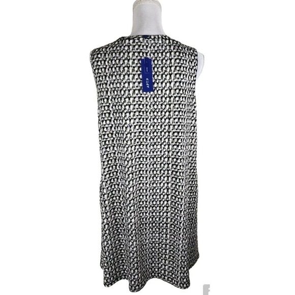 APT. 9 ~Woman Size16W-22W~ Black/White Sleeveless Flare Dress Unlined NWT - Picture 10 of 12
